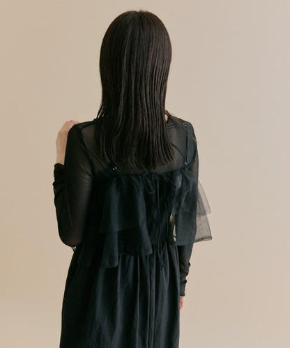 11/1（週六）12:00開始！【數量限定】【森川企畫】網紗吊帶連衣裙套裝