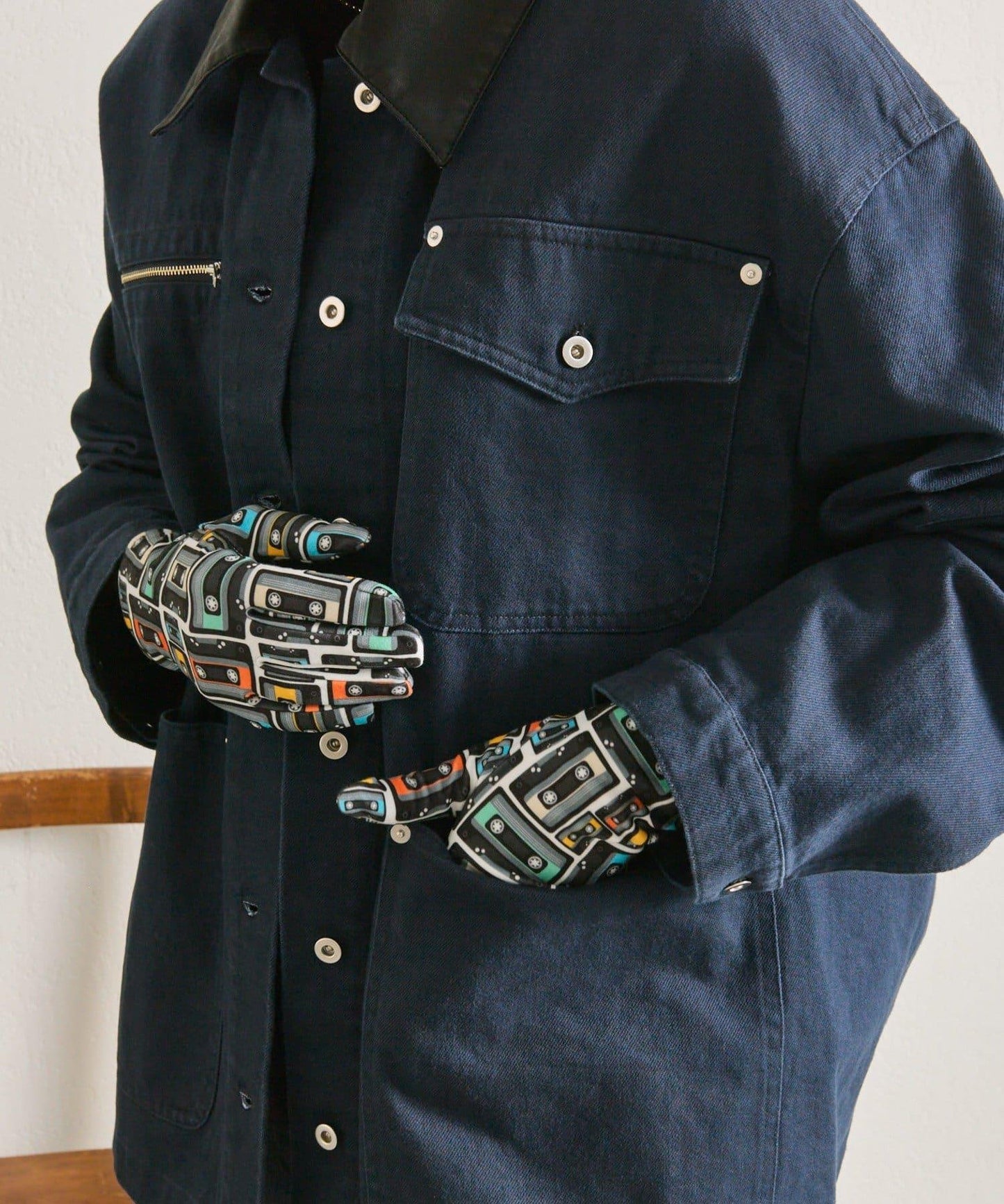 【CRISPINO VALENTINO】全印花手套