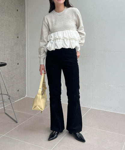 泡泡層疊套頭衫