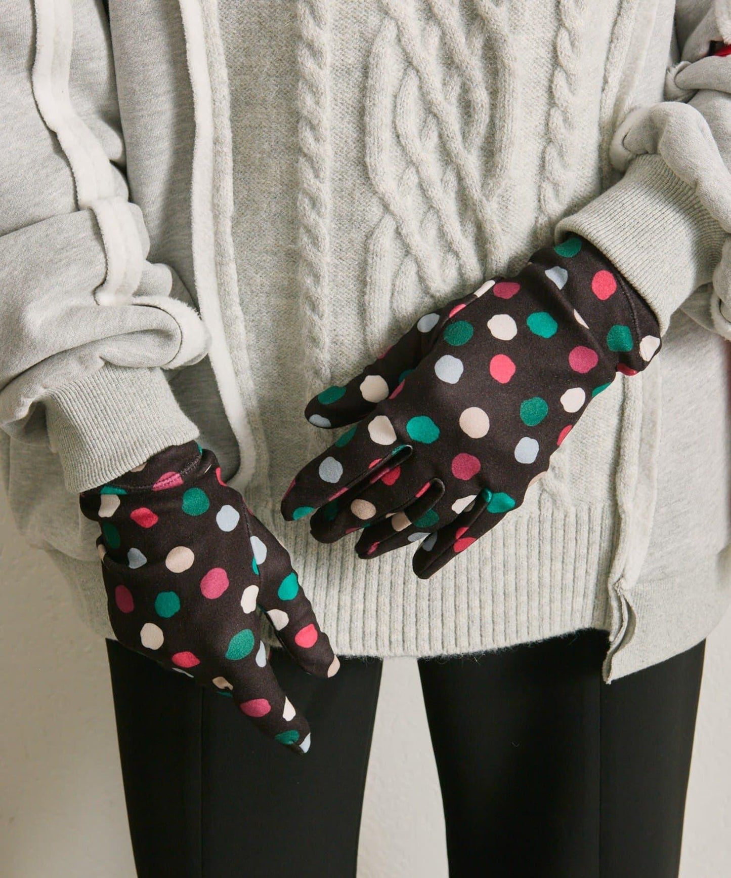 【CRISPINO VALENTINO】全印花手套