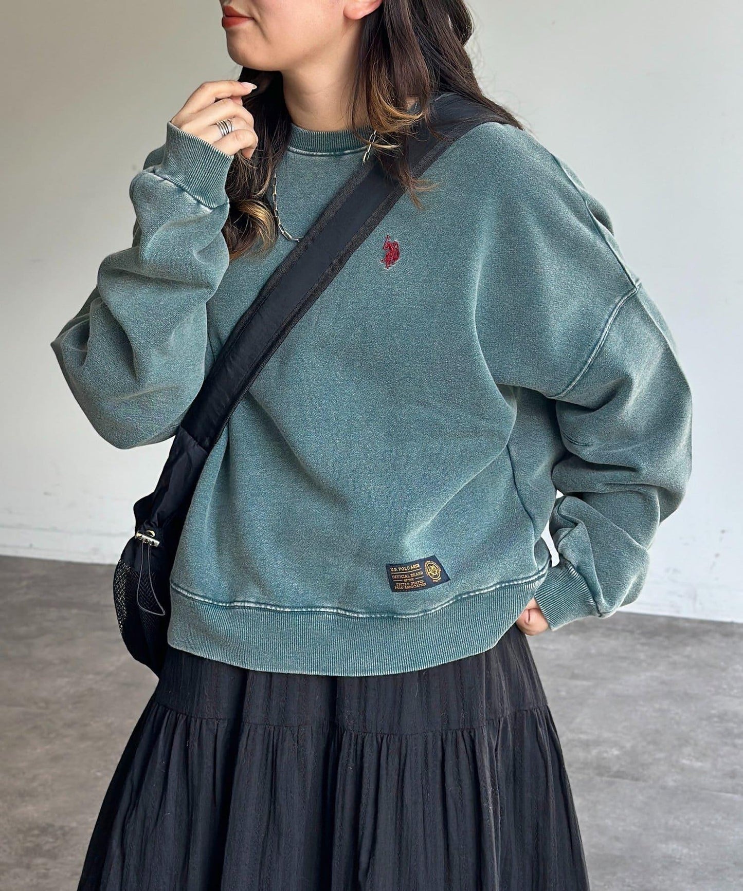 【U.S. POLO ASSN. 】加絨粉色衛衣