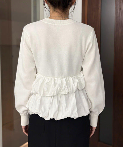 泡泡層疊套頭衫