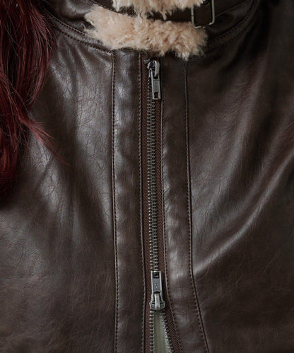 羊羔絨飛行夾克