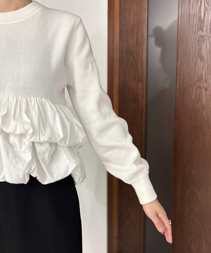 泡泡層疊套頭衫