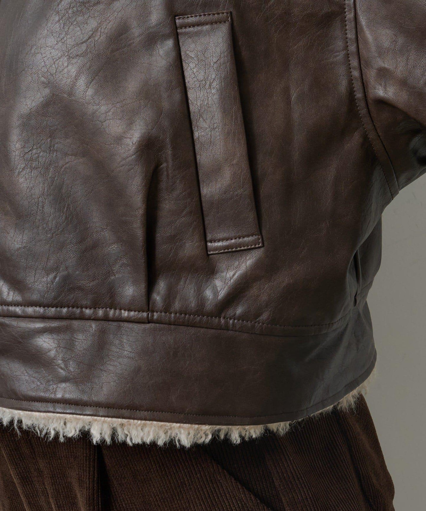 羊羔絨飛行夾克