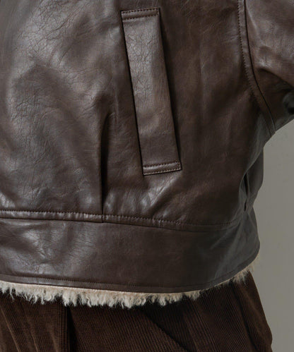 羊羔絨飛行夾克