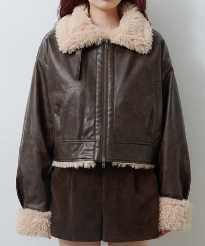 羊羔絨飛行夾克