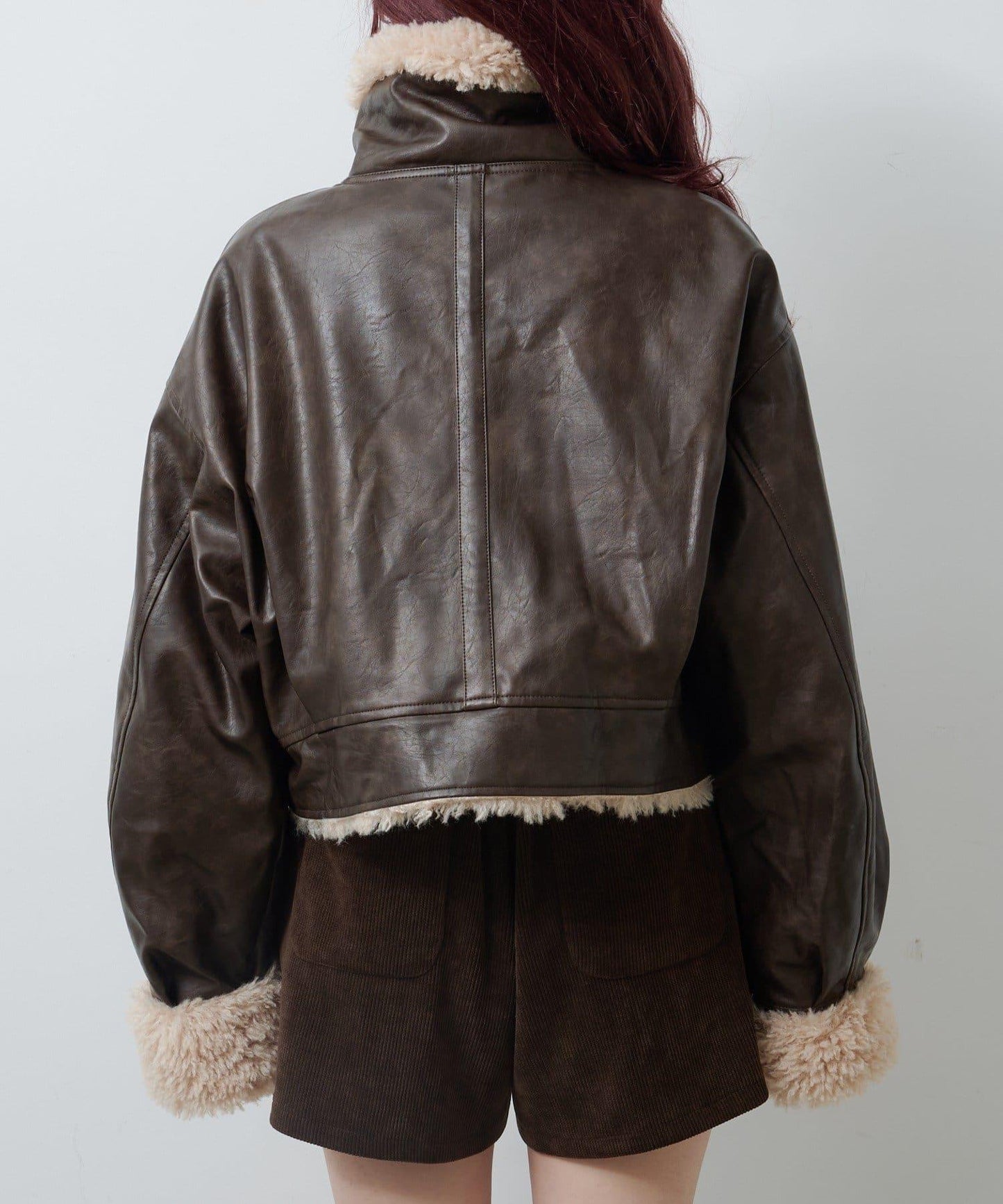 羊羔絨飛行夾克