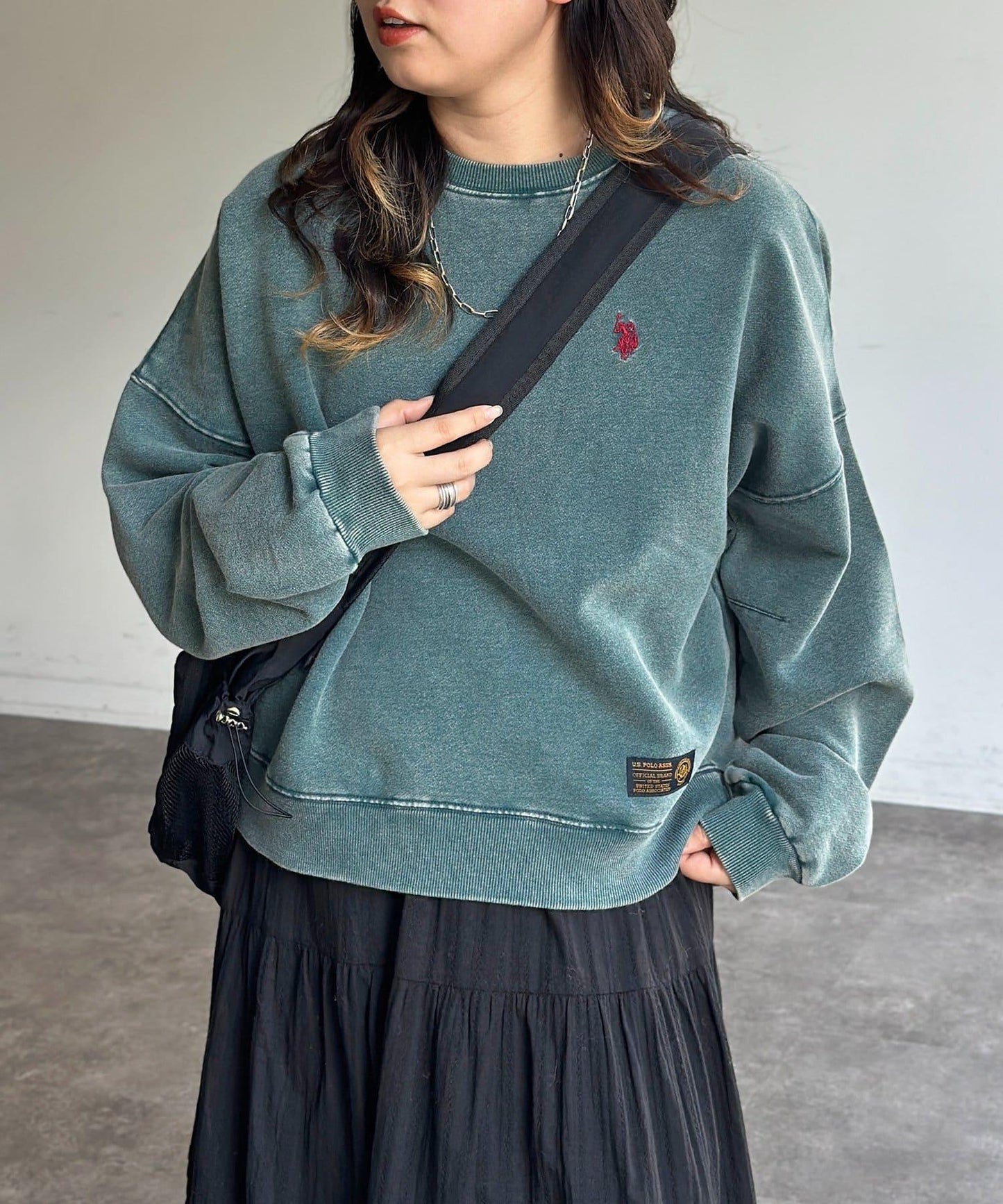 【U.S. POLO ASSN. 】加絨粉色衛衣