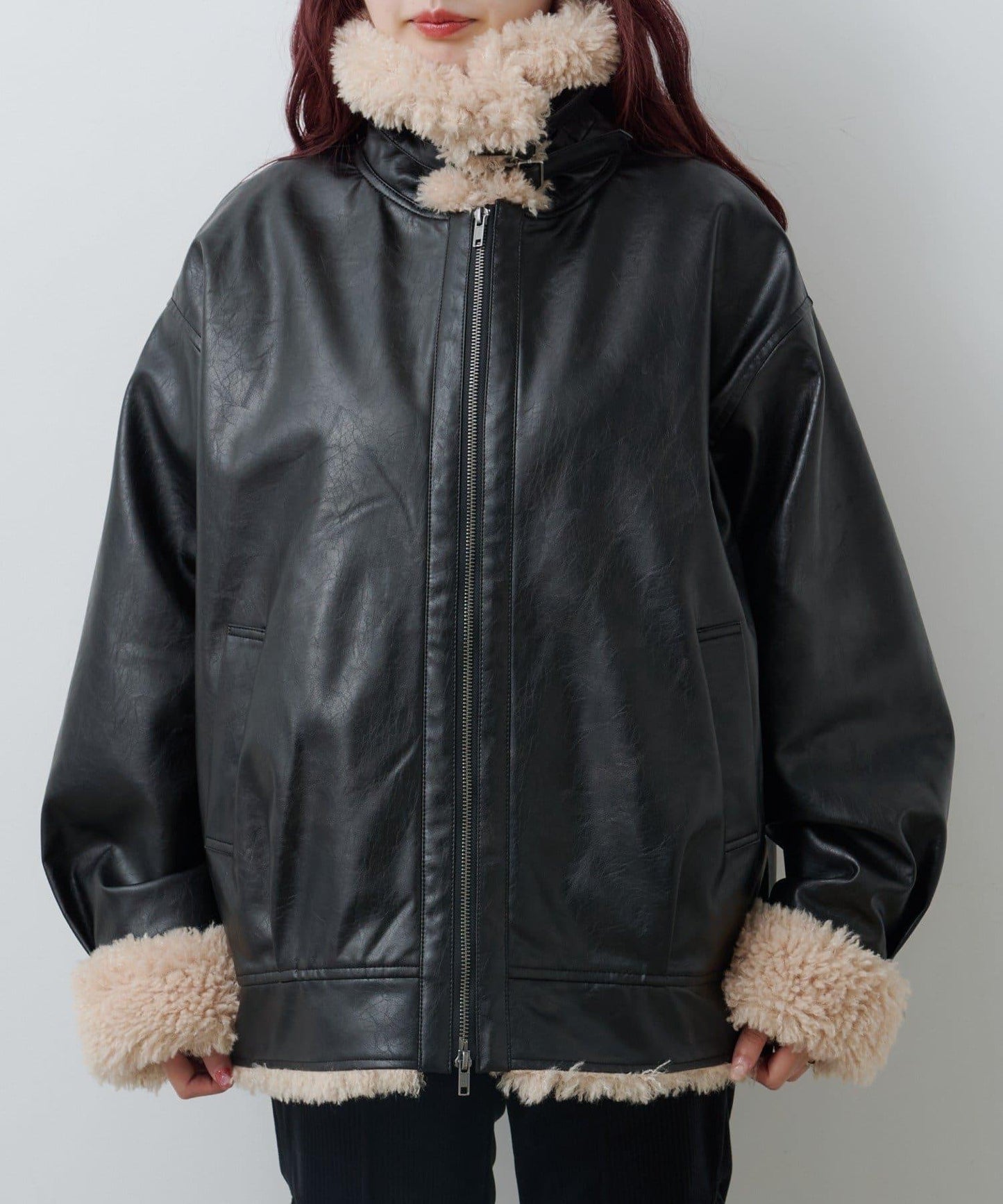 羊羔絨飛行夾克