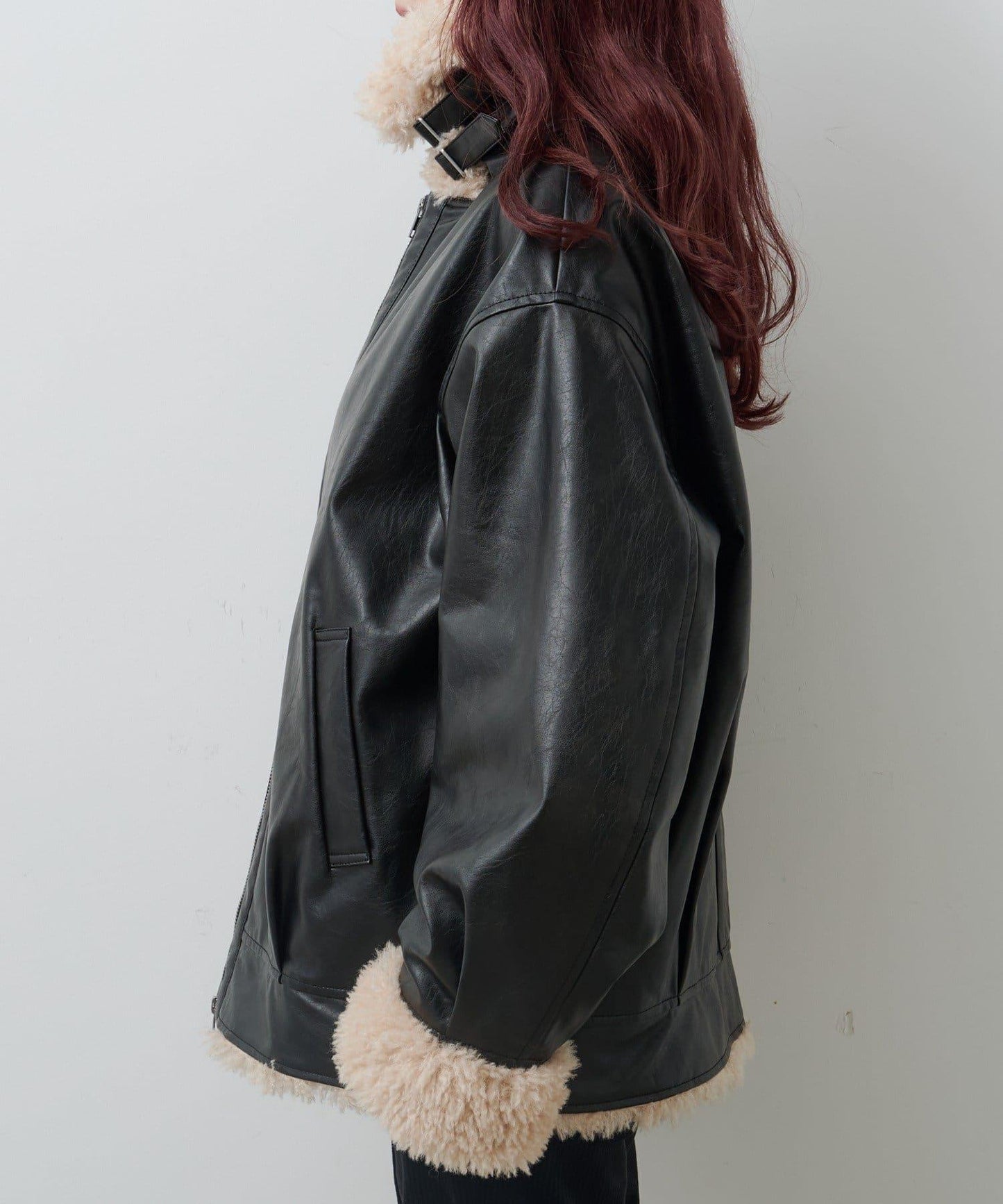 羊羔絨飛行夾克