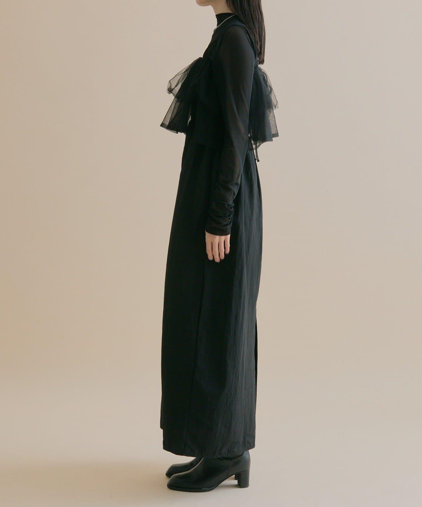 11/1（週六）12:00開始！【數量限定】【森川企畫】網紗吊帶連衣裙套裝