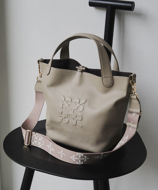 軟皮革2WAY迷你托特包