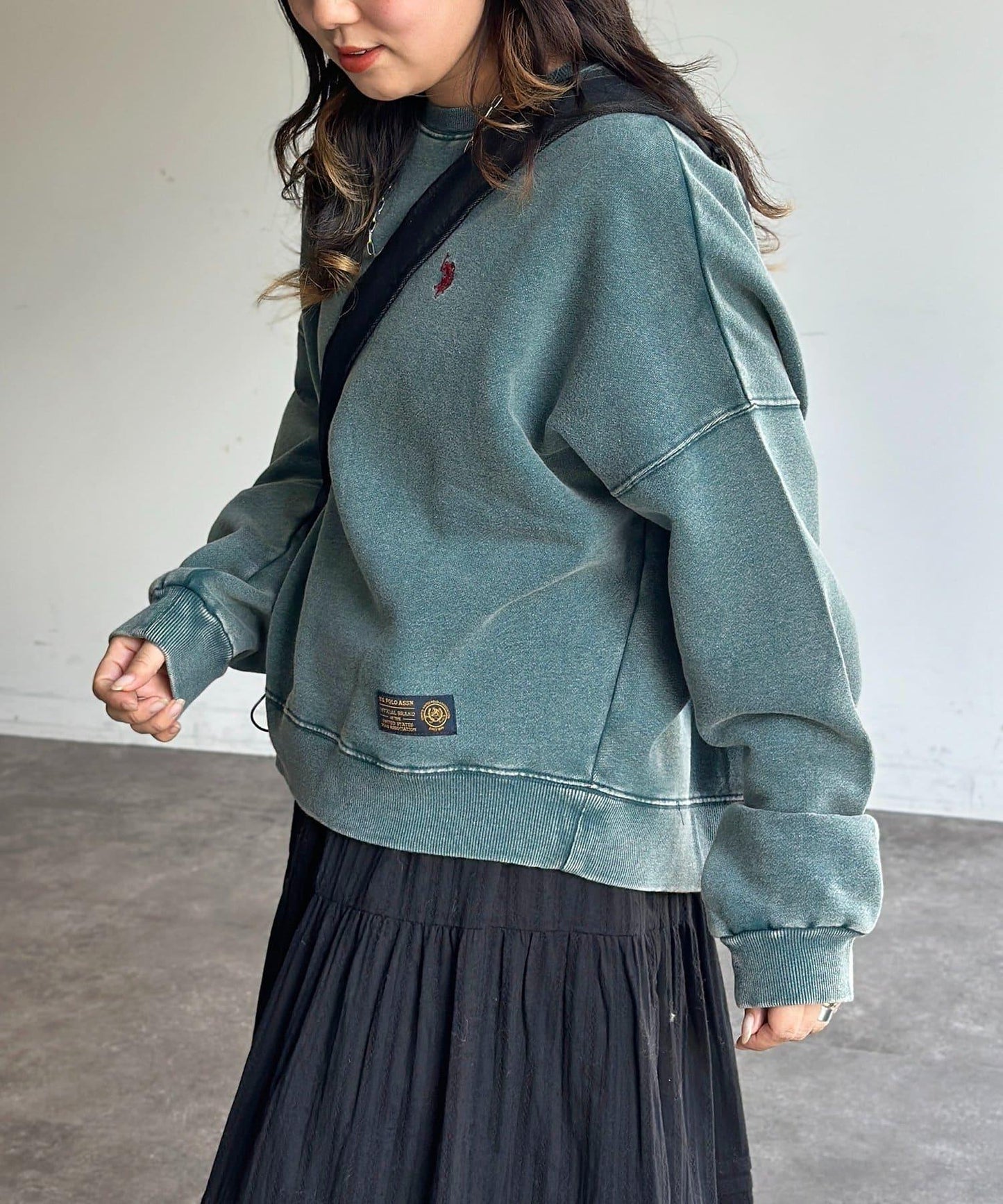 【U.S. POLO ASSN. 】加絨粉色衛衣