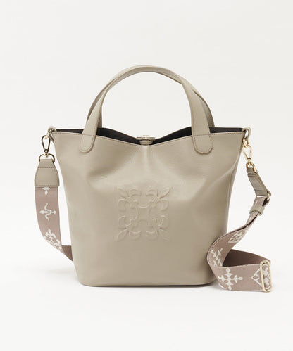 軟皮革2WAY迷你托特包