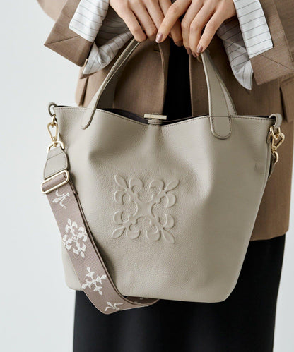 軟皮革2WAY迷你托特包