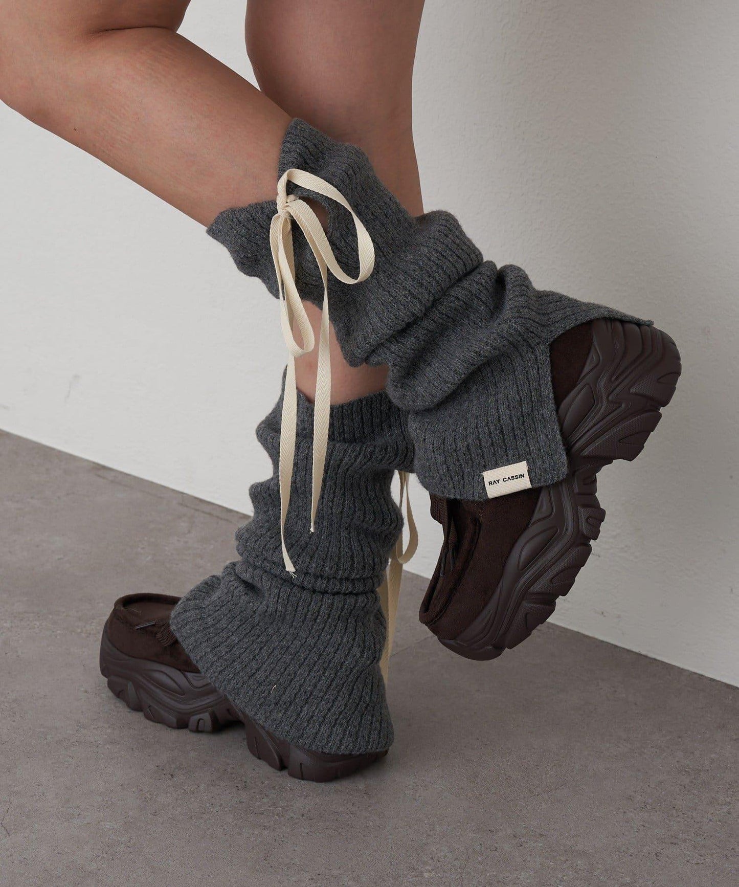 蝴蝶結裝飾腿套