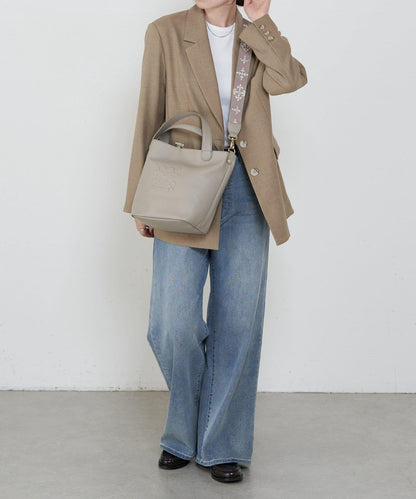 軟皮革2WAY迷你托特包