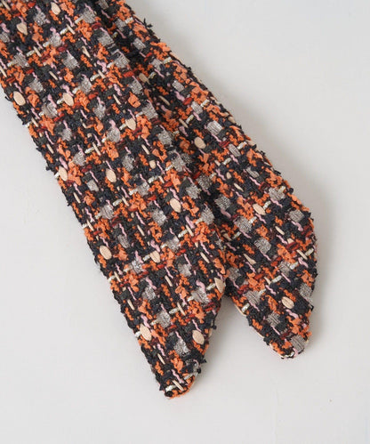 附絲巾皮革兩用單肩包