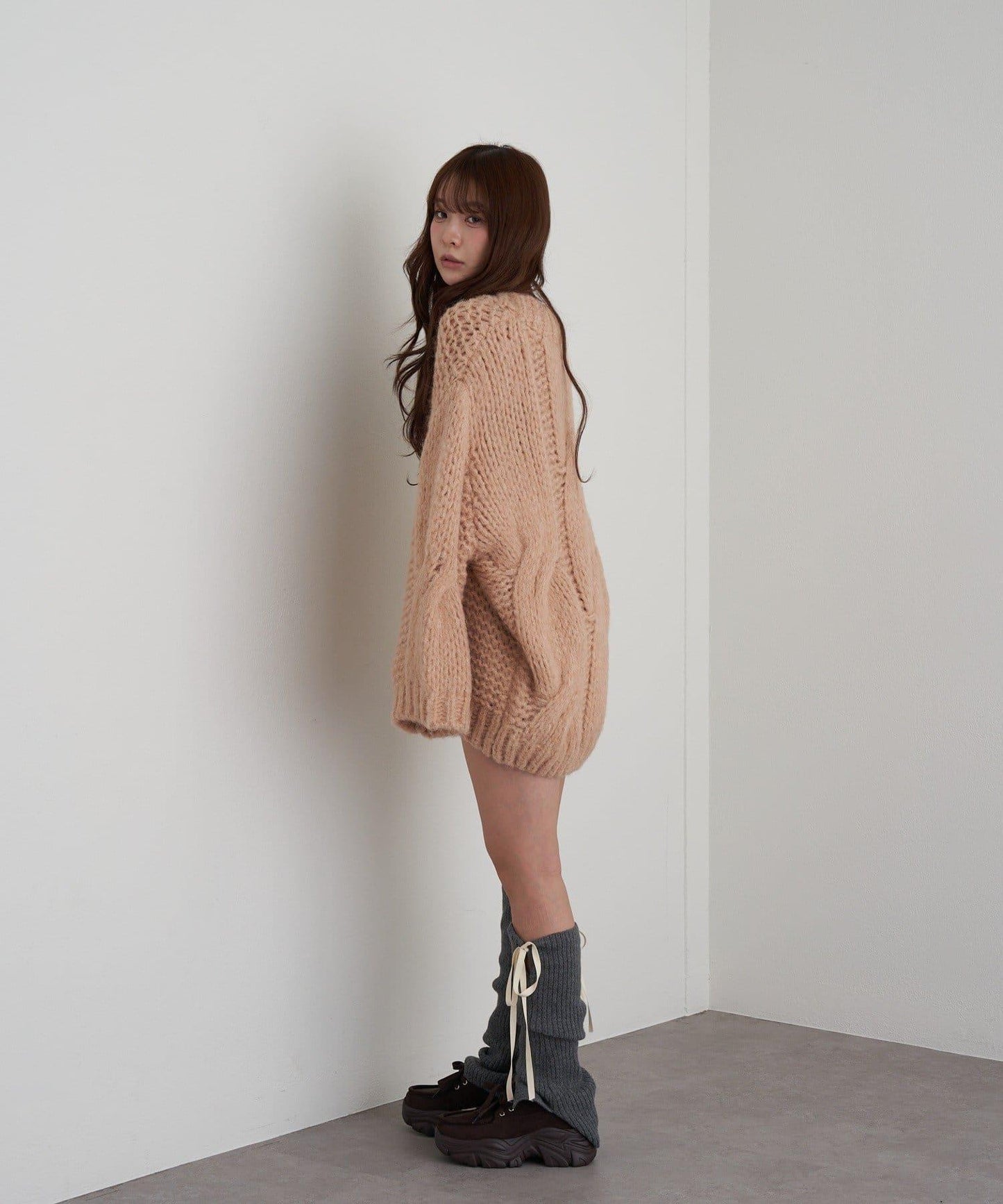 蝴蝶結裝飾腿套