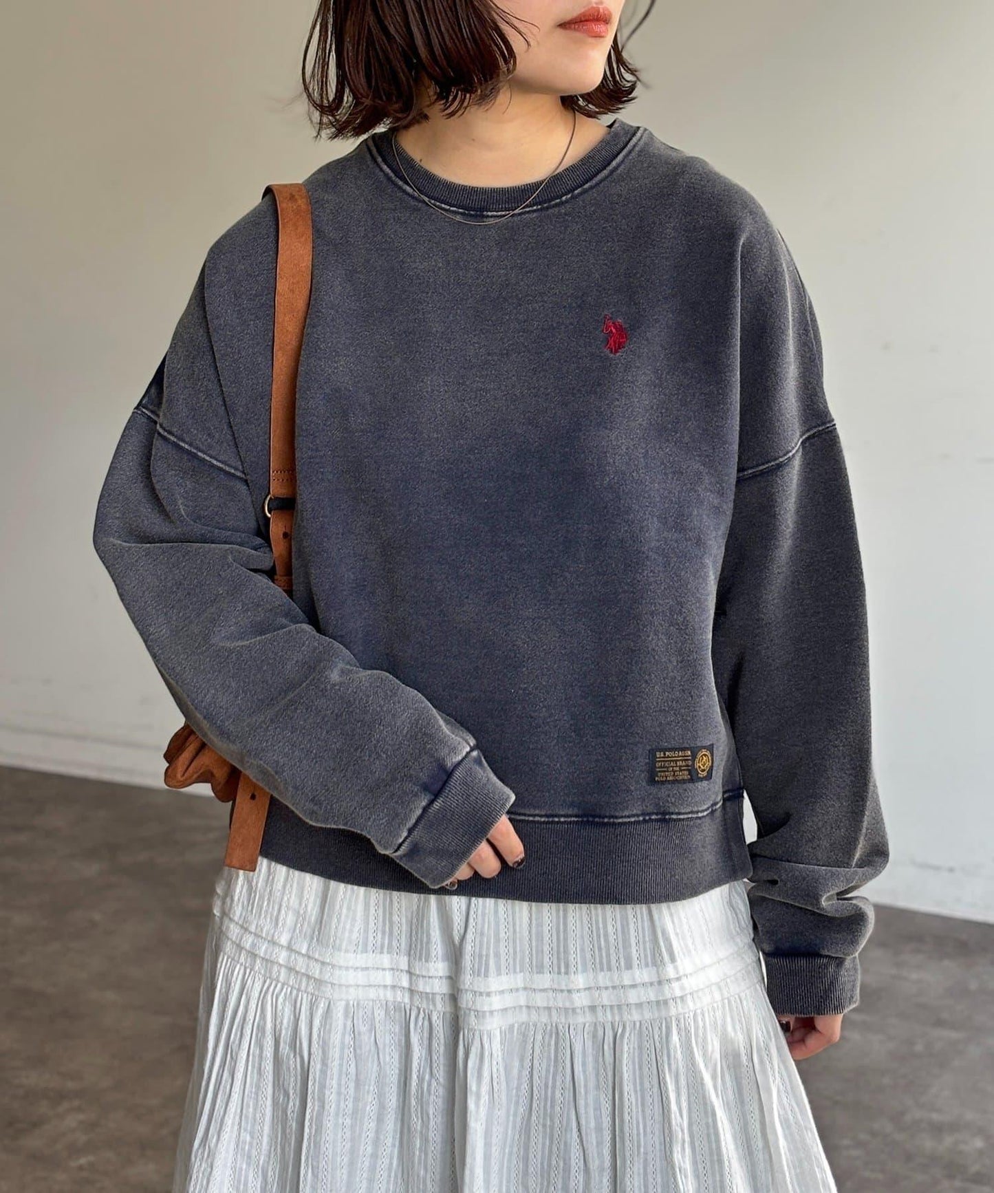 【U.S. POLO ASSN. 】加絨粉色衛衣