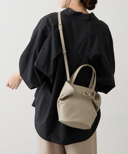 皮革2WAY迷你托特包