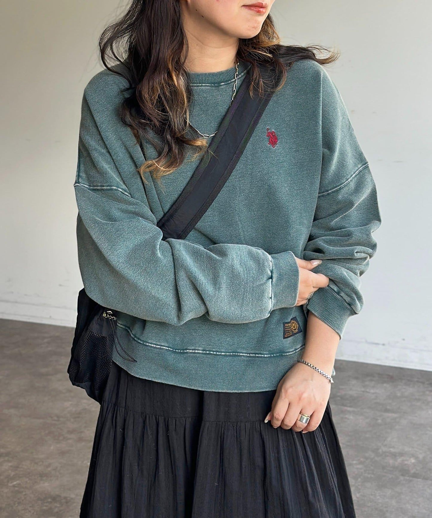 【U.S. POLO ASSN. 】加絨粉色衛衣