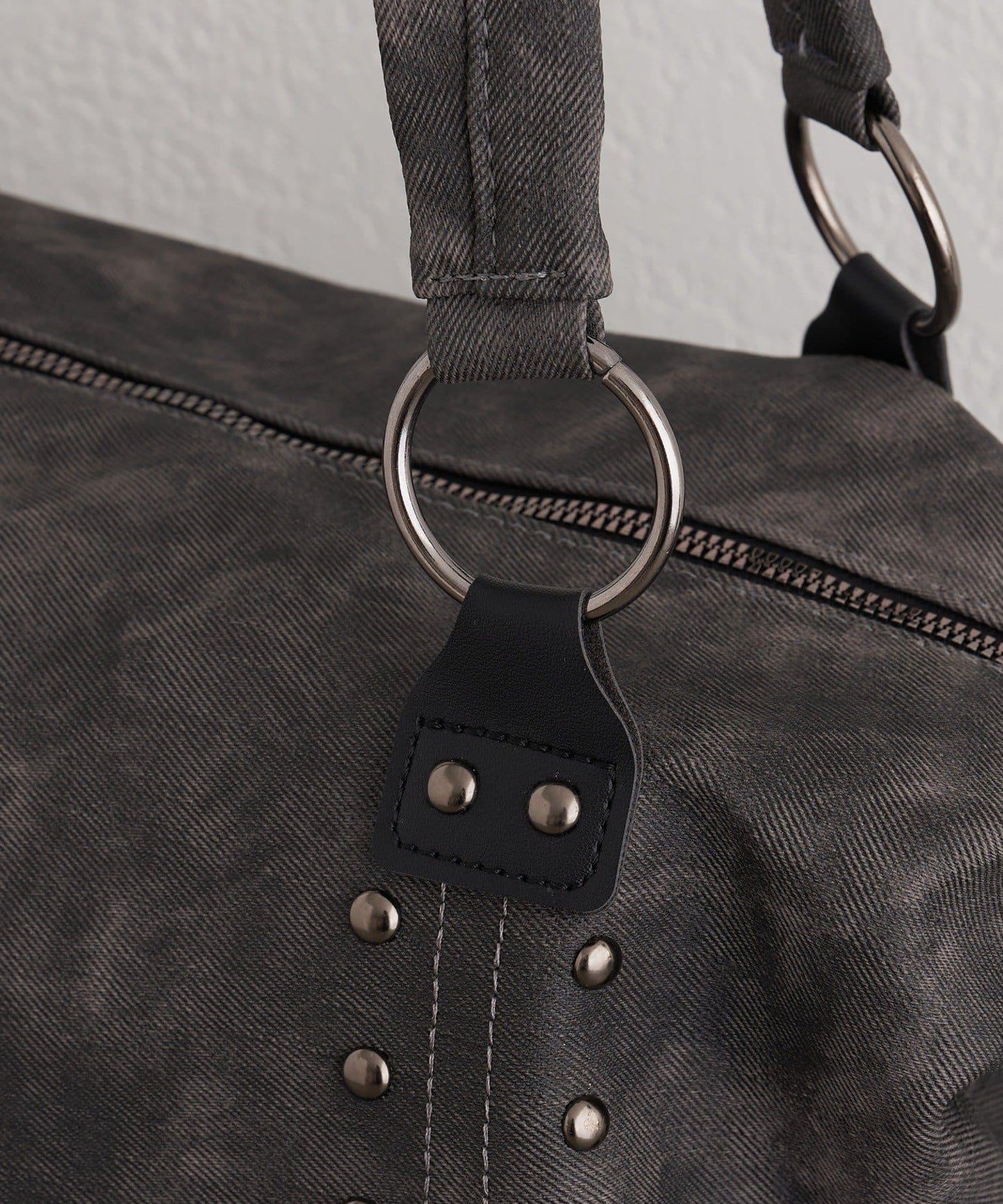 鉚釘裝飾托特包