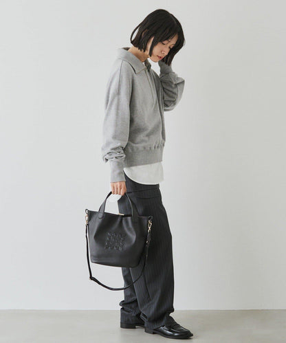 軟皮革2WAY迷你托特包