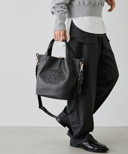 軟皮革2WAY迷你托特包