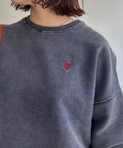 【U.S. POLO ASSN. 】加絨粉色衛衣