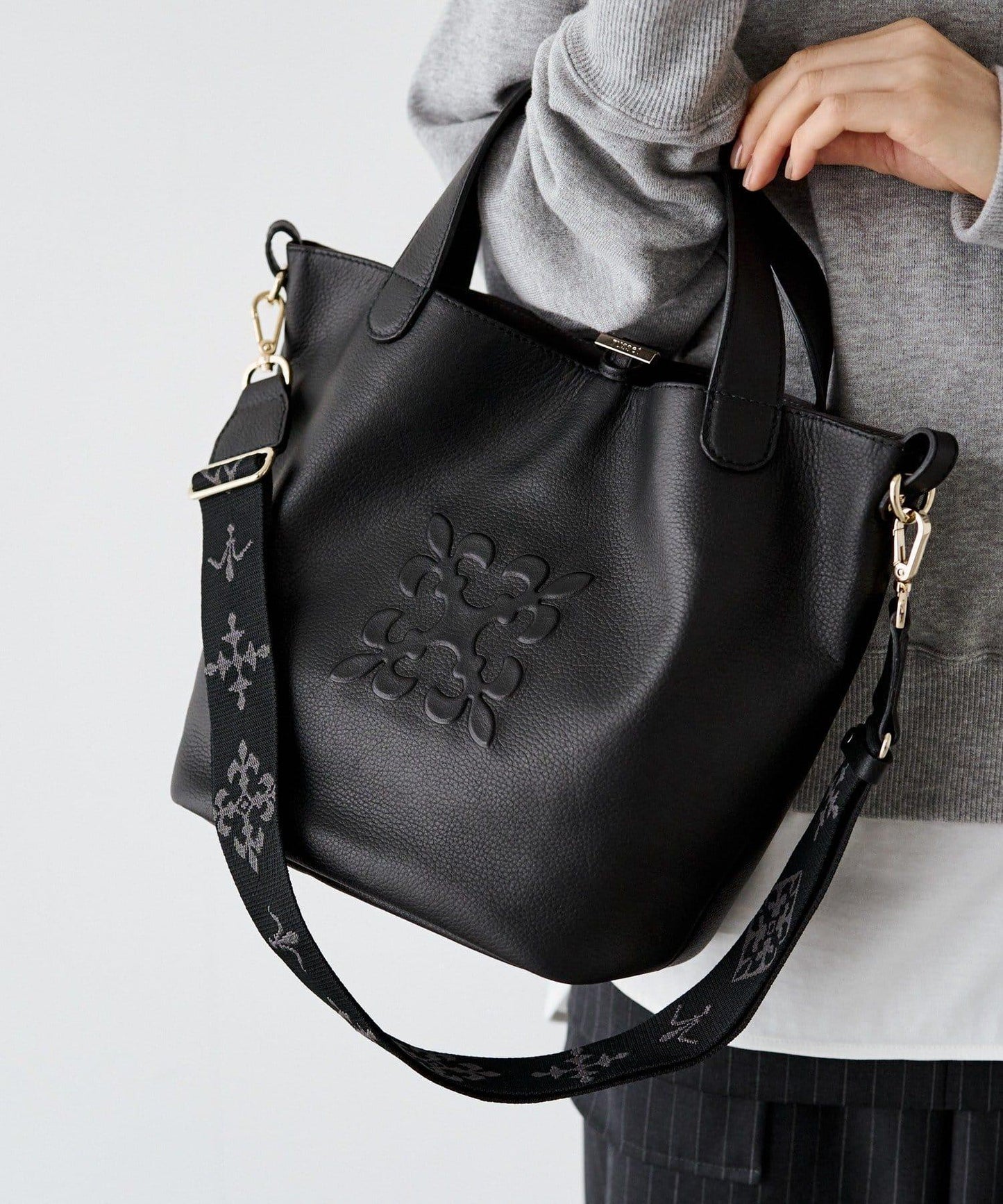 軟皮革2WAY迷你托特包