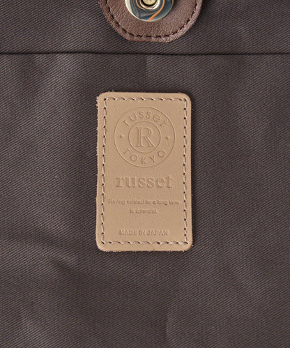 附絲巾皮革兩用單肩包