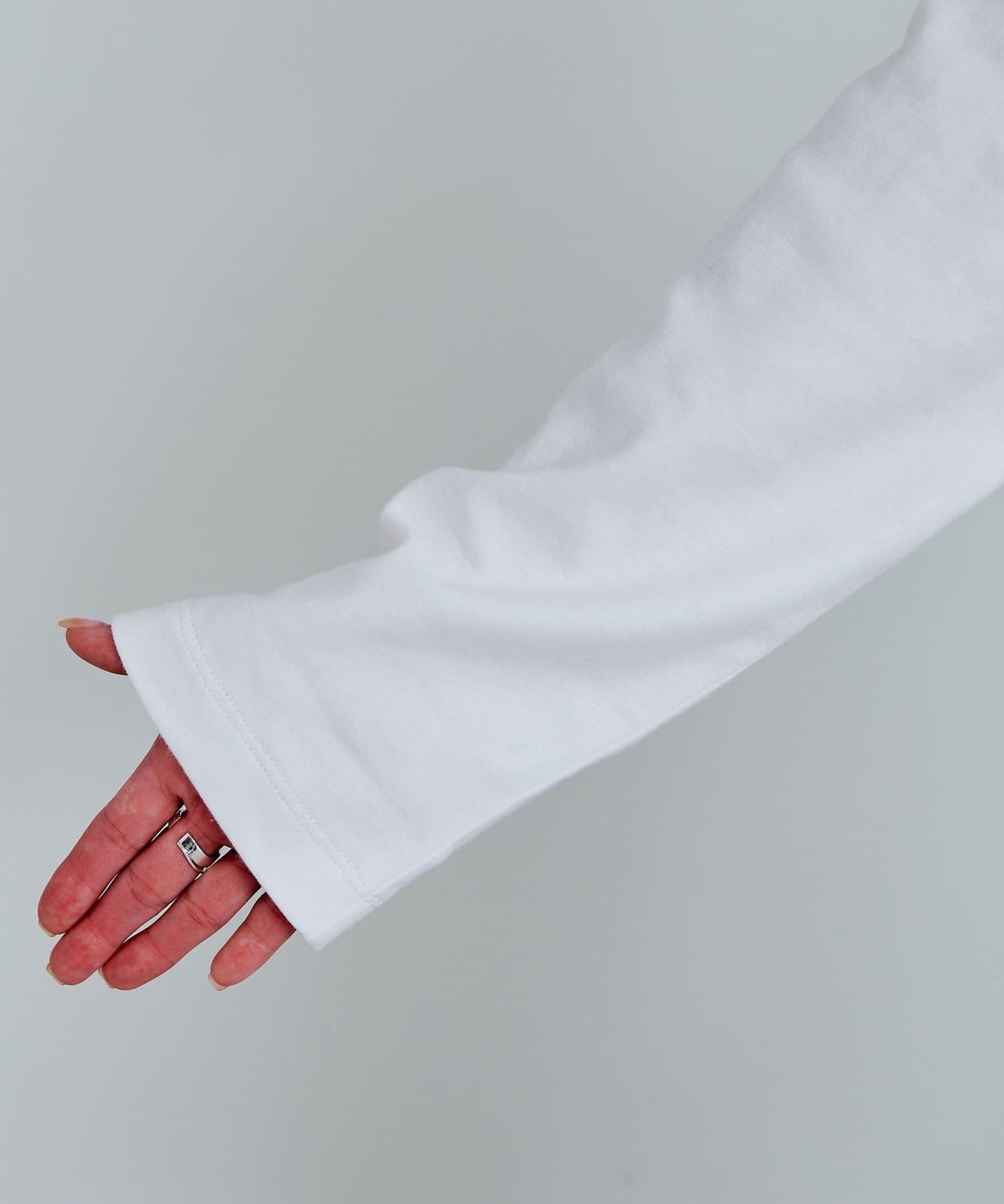 順滑磨毛雙面穿亨利領T恤