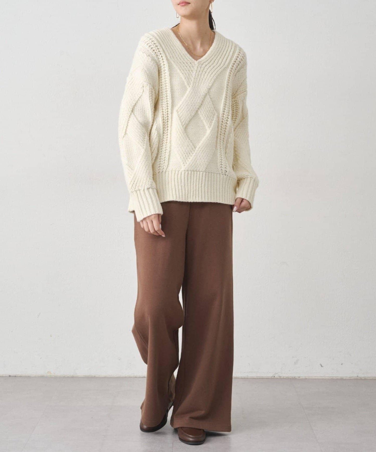 【earthy_】衛衣寬鬆休閒長褲