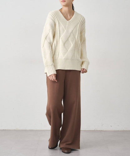 【earthy_】衛衣寬鬆休閒長褲