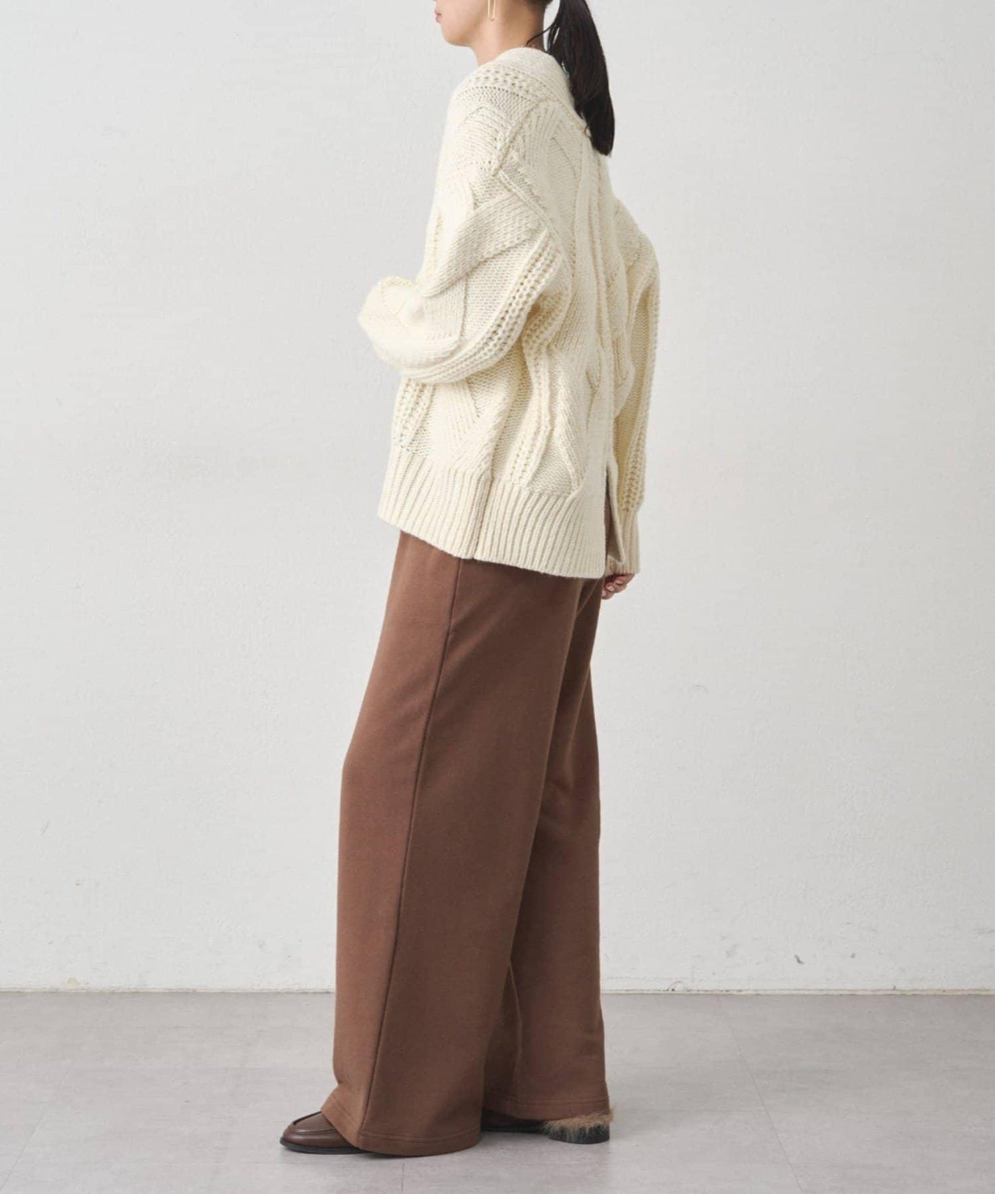 【earthy_】衛衣寬鬆休閒長褲