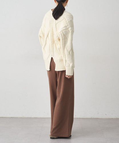 【earthy_】衛衣寬鬆休閒長褲