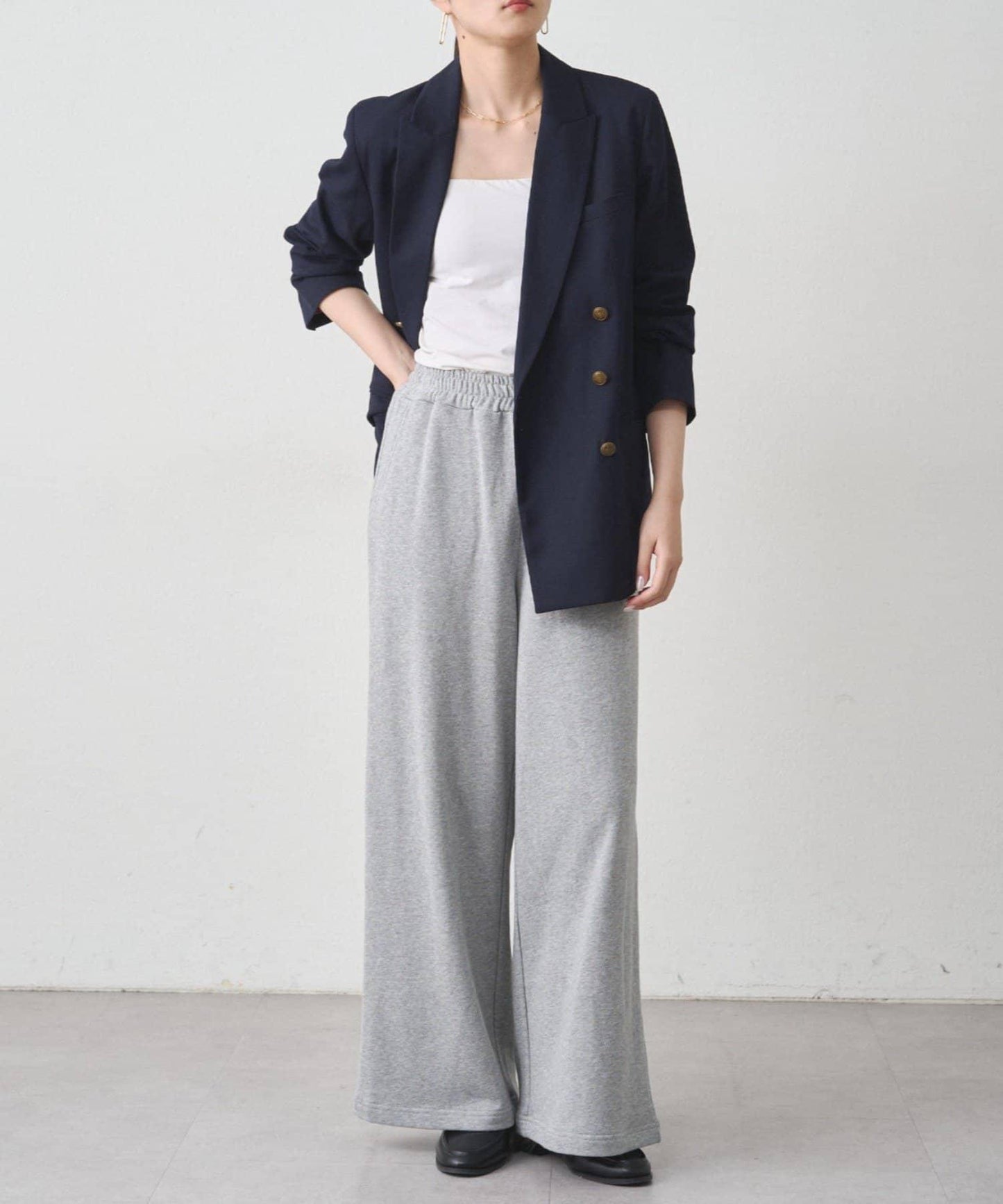 【earthy_】衛衣寬鬆休閒長褲