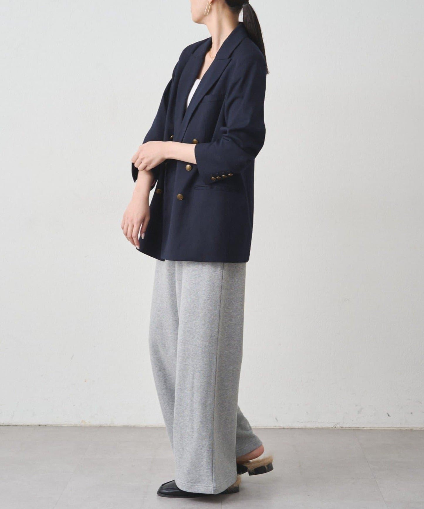 【earthy_】衛衣寬鬆休閒長褲