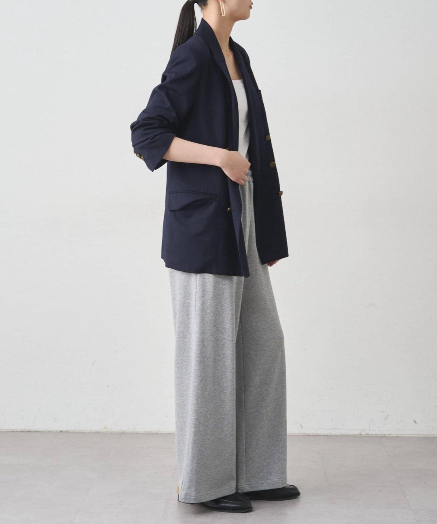 【earthy_】衛衣寬鬆休閒長褲