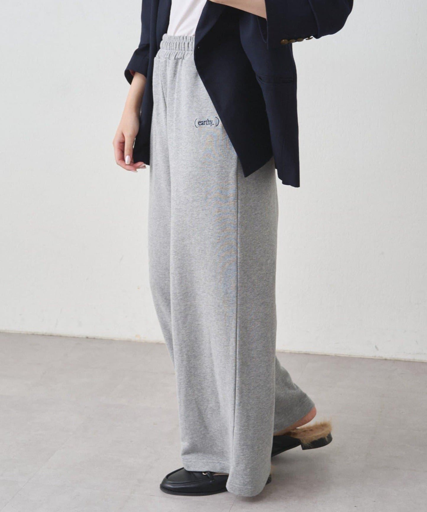 【earthy_】衛衣寬鬆休閒長褲