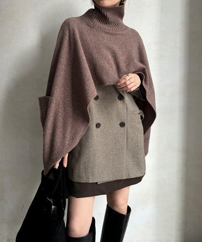 【DouDou】多功能針織披肩