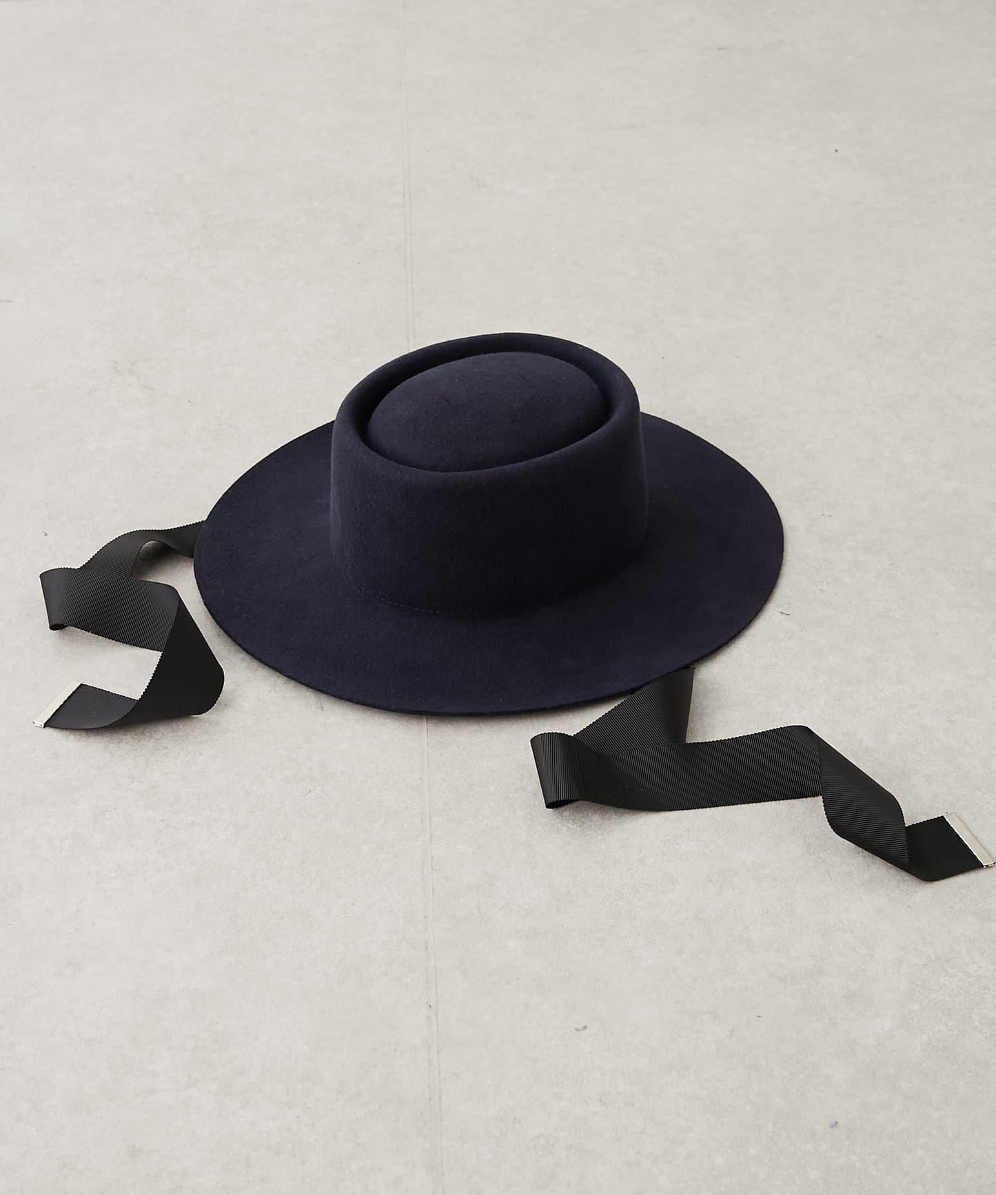 【ear PAPILLONNER】帶蝴蝶結毛氈帽【SUM1STYLE】