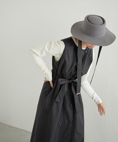 【ear PAPILLONNER】帶蝴蝶結毛氈帽【SUM1STYLE】