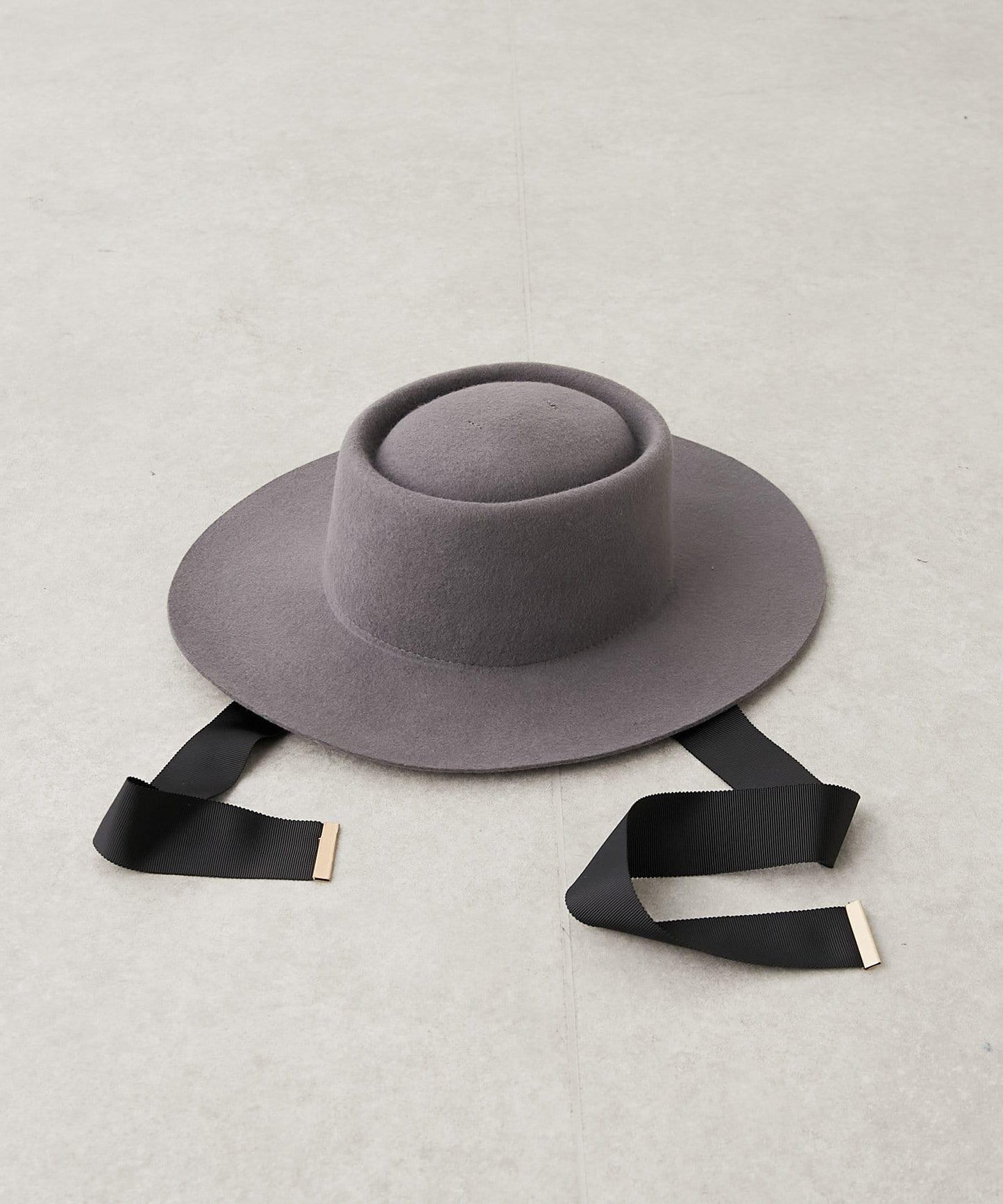 【ear PAPILLONNER】帶蝴蝶結毛氈帽【SUM1STYLE】