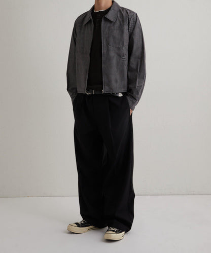 【WHO'S WHO gallery】KOOKYN格紋拉鍊襯衫