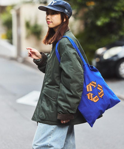 燈芯絨拼接棉尼龍夾克