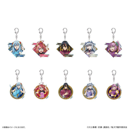 《關於我轉生變成史萊姆這檔事》中國風版 隨機亞克力鑰匙扣 【全10款】【BOX／10個裝】