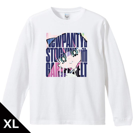 New PANTY & STOCKING with GARTERBELT（XL碼）帶羅紋長袖T恤 ストッキング